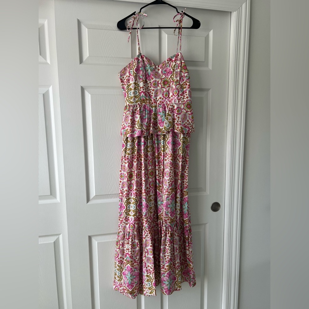 Misa Los Angeles Pink Floral Maxi Dress - Picture 3 of 6